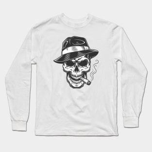 MAFIA SKULL Long Sleeve T-Shirt